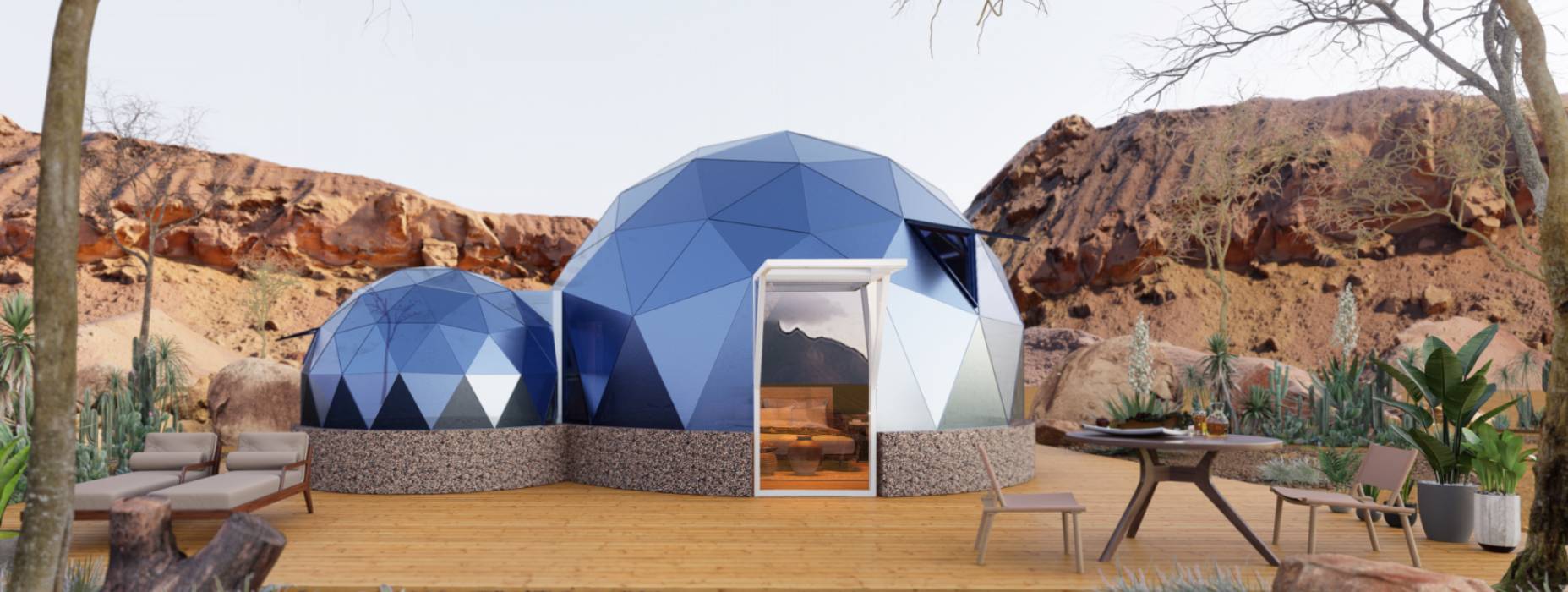 邵东县球形智能光伏玻璃星空房